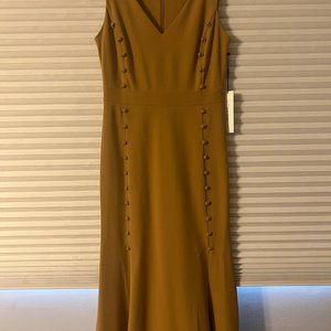 NWT Sleeveless Button Accent Midi Dress Size : 6